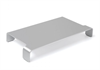 WERGON - Nohr - Laptop / Monitor Desktop Design Aluminiumhållare 40 * 21cm - Silver